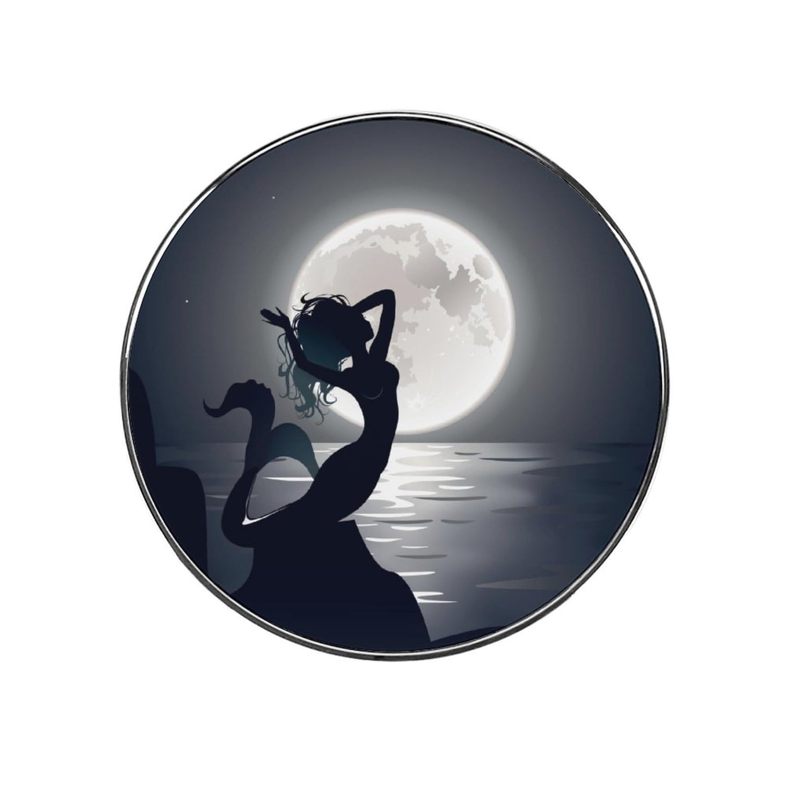 Mermaid At Night Magnets For Fridge Kitchen Decoration For Refrigerators Whiteboards
