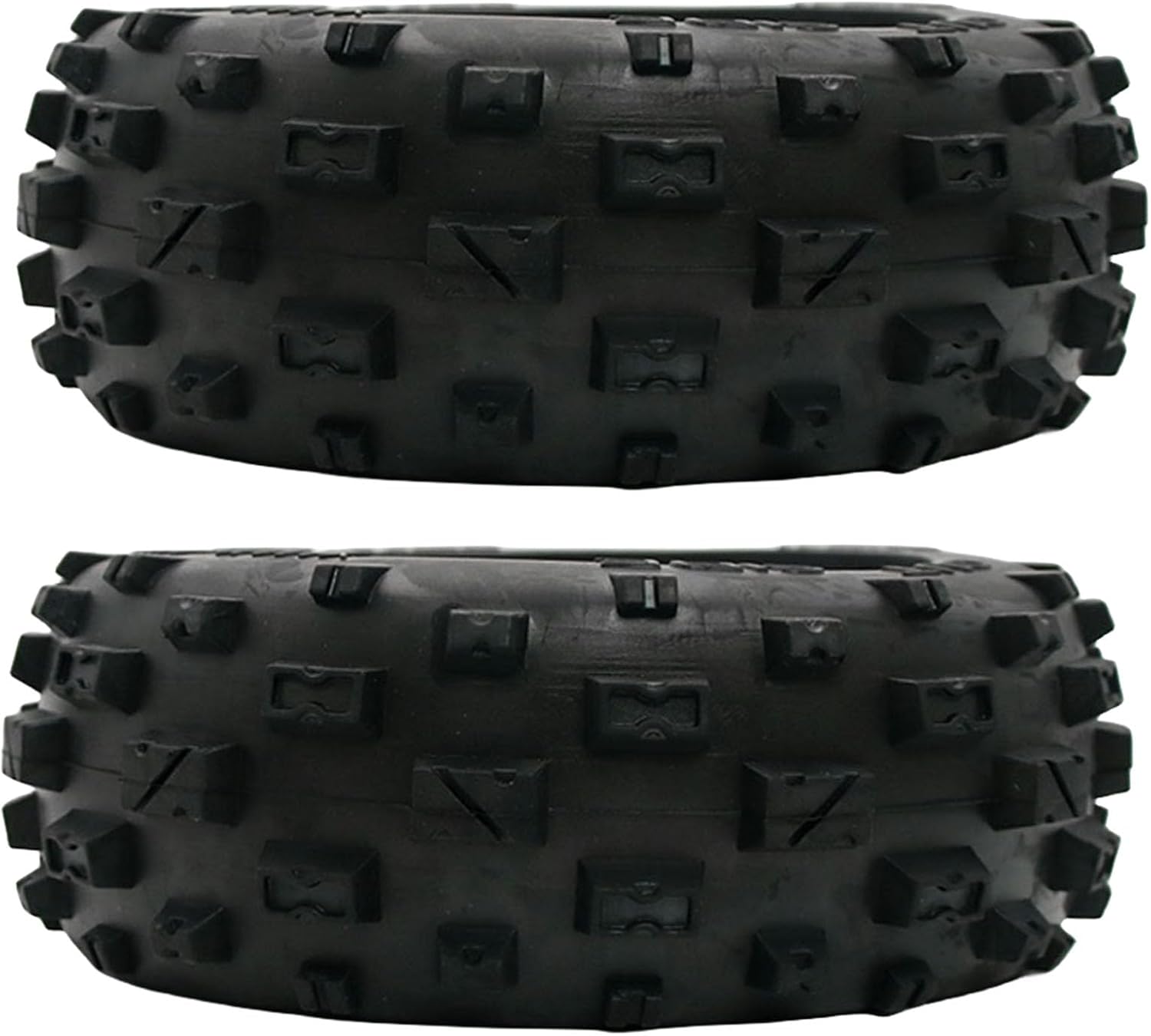 FLMLF 170 * 60MM Front Knobby Tire Set of 2PCS Black Fit 1/5 Scale HPI ROVAN KM Baja 5B RC CAR Parts