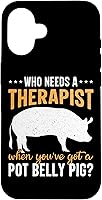 Vista 1 de iPhone 16 Hog Domestic Pig Pot-Bellied Pig Pot Belly Pig Case