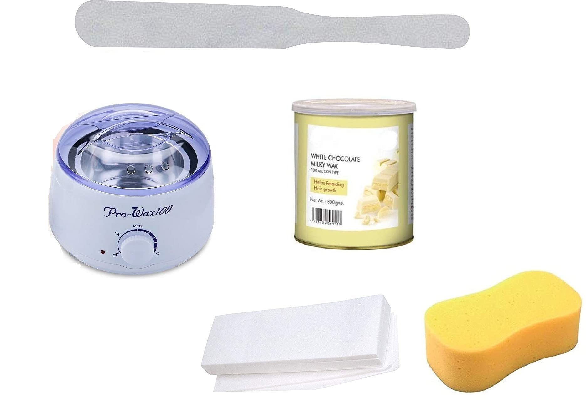 CHEM-AB ENTEREPIRSE pro wax machin,white chocolate,spong, Wax 