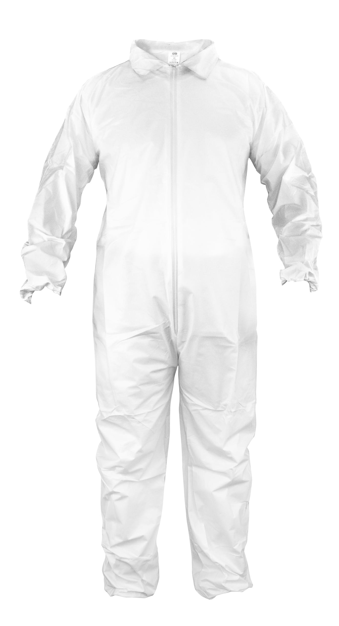 sas safety corp gen-nex professional grade coverall, full zipper front, elastic wrist and ankle cuffs, work coveralls