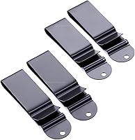 Vista 36 de Clips Universales de Cinturón de Metal - (Se Ajusta a Cinturones de 1.75 Pulgadas) – (Acabado Pulido o Negro) – Soportes de Clip de Reemplazo