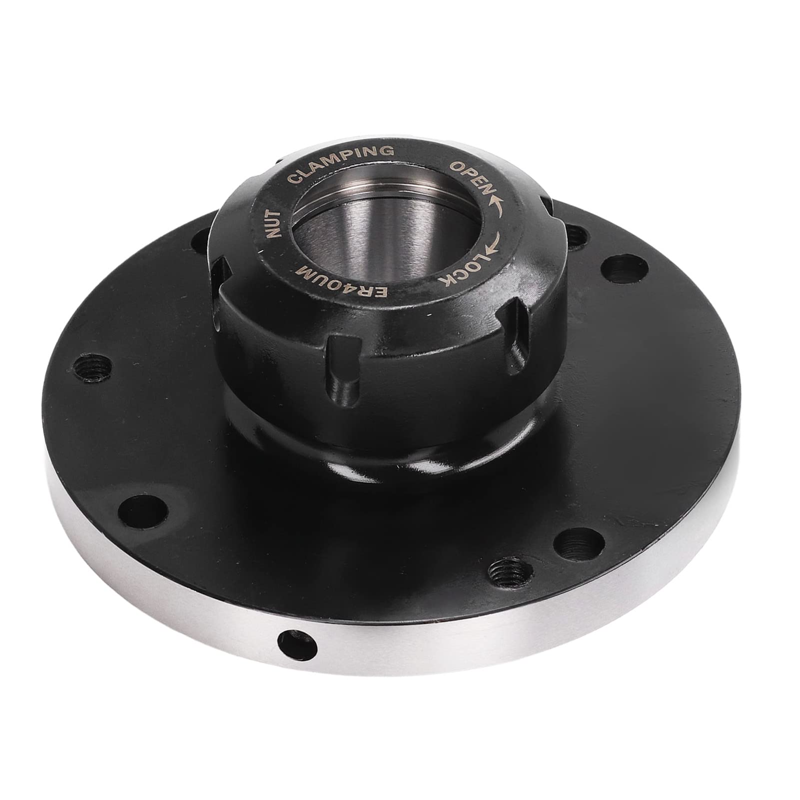 Fresadora CNC de acero al carbono, herramienta de torno, mandril, 7 agujeros, 125mm de diámetro