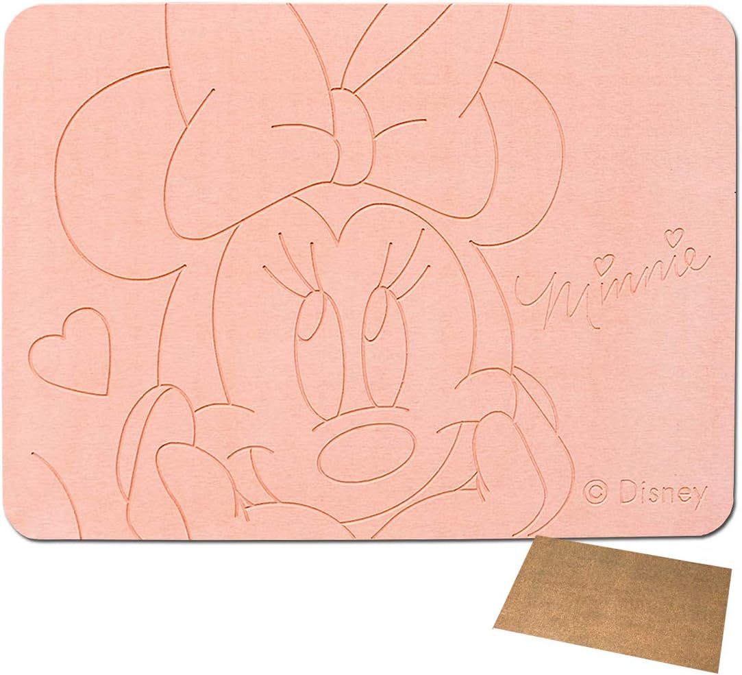 ディズニー 珪藻土 バスマット ミニー グッズ 国産 紙やすり付 大判 Lサイズ 55 40cm の速乾 吸水 珪藻土バスマット 足拭きマット お風呂 消臭 洗濯不要 マット 時短 キッチンマット 吸水マット 防カビ 防ダニ 子供にも 珪素 珪藻土マット ミニーちゃん ｌサイズ 紙やすり