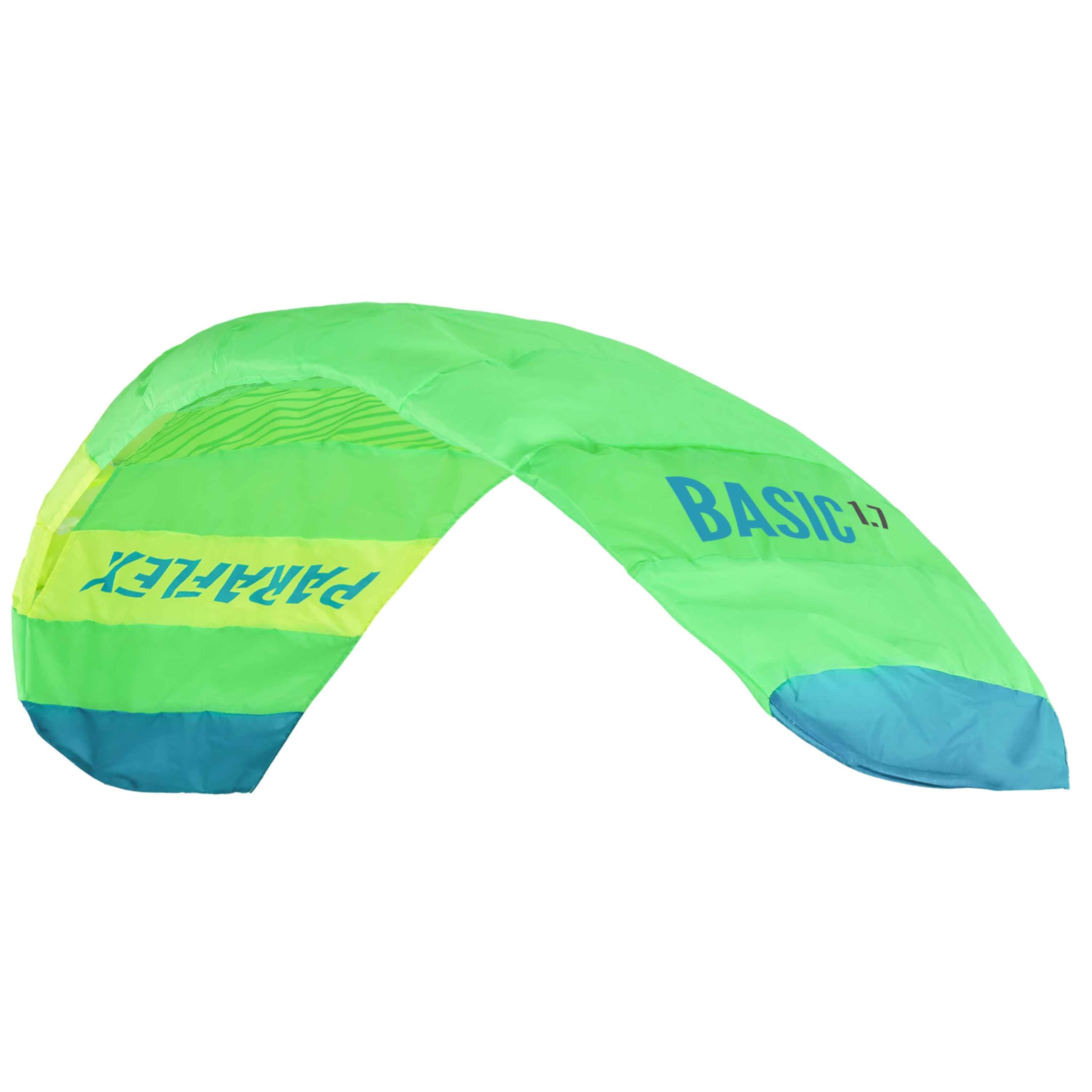 Wolkenstürmer Paraflex Basic 1.7, Verde: Cometa de 2 líneas Lista para Volar para Principiantes