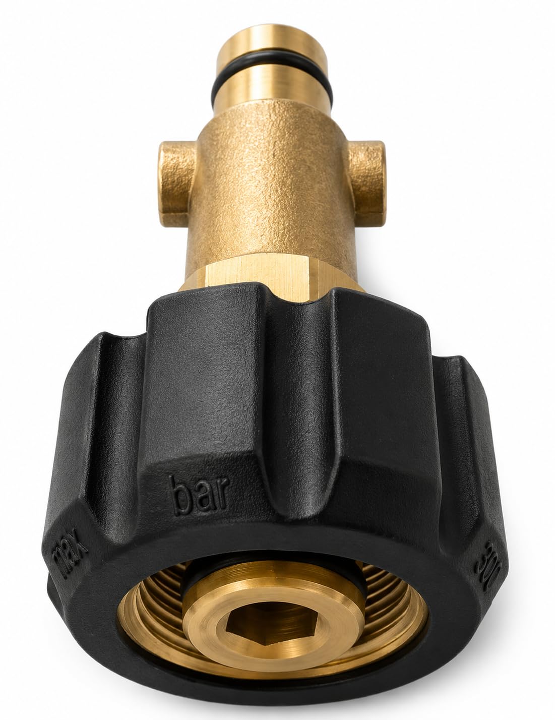 M&M Smartek Adaptateur baïonnette Nilfisk Gerni Quick M22 AG pour nettoyeur haute pression, lance à mousse, canon à mousse
