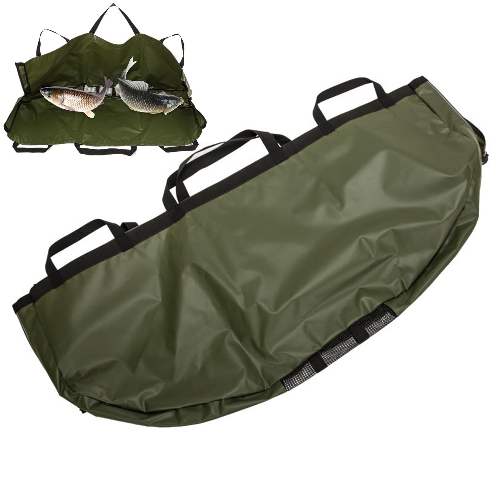 Borsa Termica Da Pesce Antigoccia Impermeabile Isolata Robusta Pieghevole | Borsa Isotermica Per La Conservazione Del Pesce Unisex Pesce Catturato Fresco Barca Kayak Riva Pesca Stoccaggio