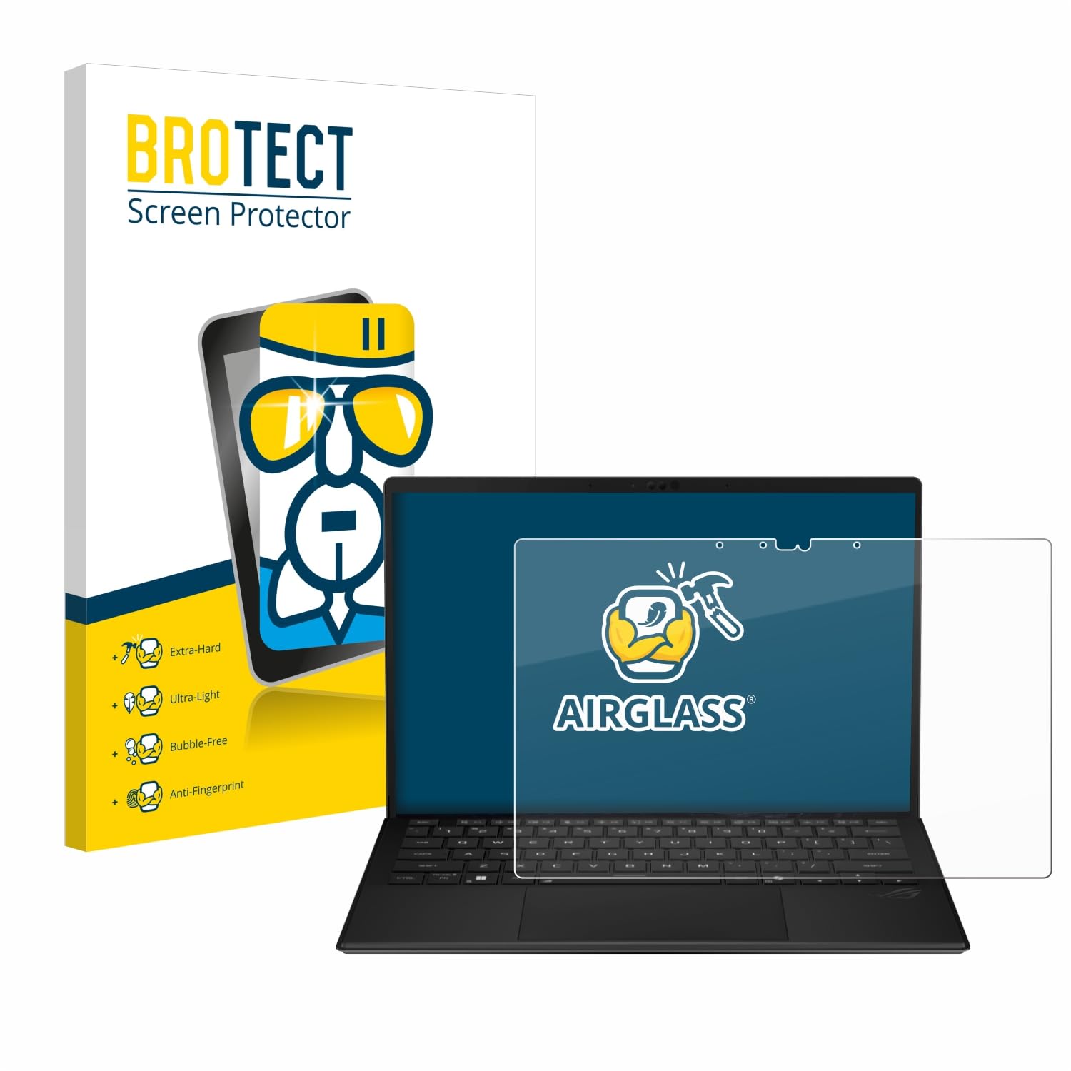 brotect Pellicola Protettiva Vetro per ASUS ROG Flow Z13 2025 Protezione Schermo [Durezza Estrema 9H, Chiaro]