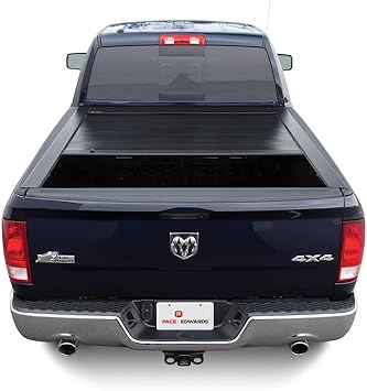 Pace Edwards Jackrabbit Retractable Truck Bed Tonneau Cover for Ford F-150, Years 2021-2025, 56" Truck Bed, Black