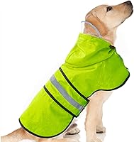 Vista 18 de Impermeable para Perros Resistente al Agua Reflectante - Poncho Ligero Transpirable con Capucha Abrigo Chaqueta de Lluvia con Correa Ajustable