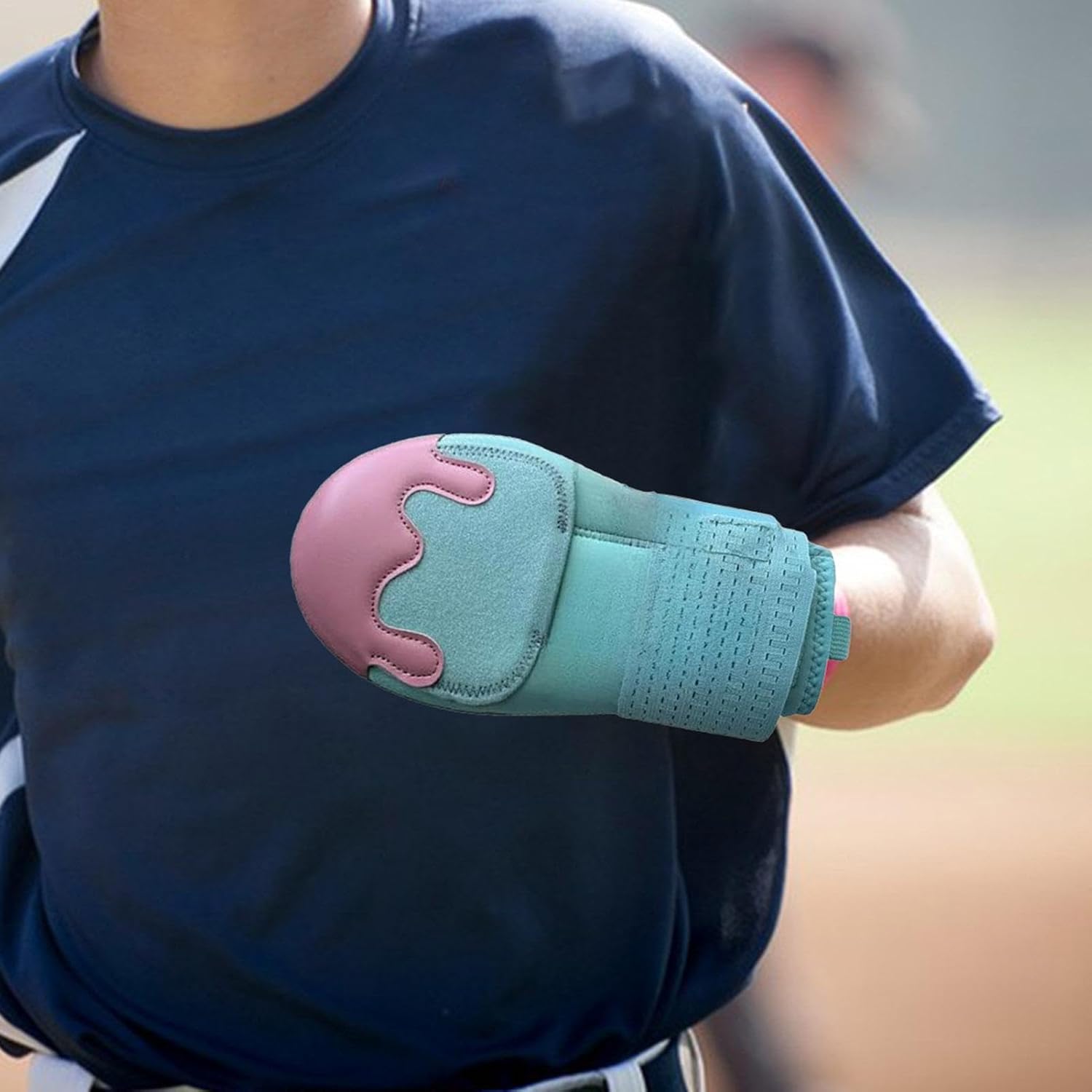 Baseball Sliding Mitt | Adjustable With Compression Strap | Youth Glove | Elastic Mitten for Kids