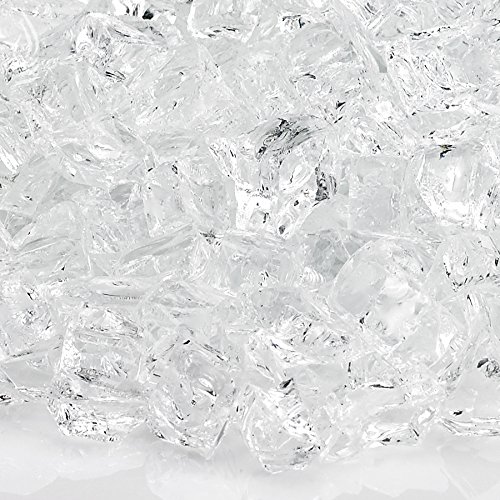 American Fireglass 10-Pound Fire Glass with Fireplace Glass and Fire Pit Glass, 1/2-Inch, Star Fire