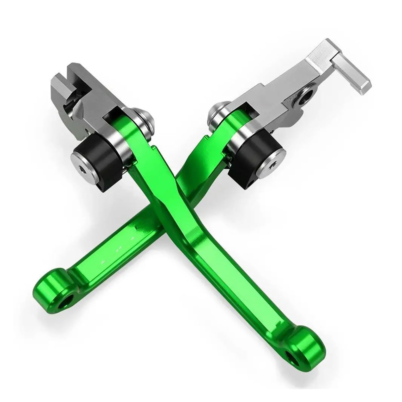 Hguvsjd A Pair Green For Xr230 Xr250 Xr400 Xr650r For Motard Dirt Bike Motorcoss Pit Pivot Foldable Brake Clutch Levers Motorcycle Brake Lever(A Pair Green)