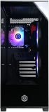CyberpowerPC Wyvern Gaming PC - Intel Core Ultra 5 225F, AMD RX 9060, 16GB RAM, 1TB NVMe SSD, 650W PSU, Wi-FI, Windows 11, Prism Panoramic Black - 3