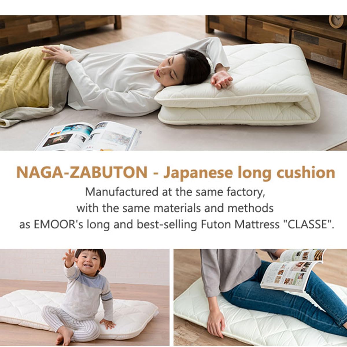 Amazon.com: EMOOR Japanese Futon Mattress CLASSE Small-Twin Made