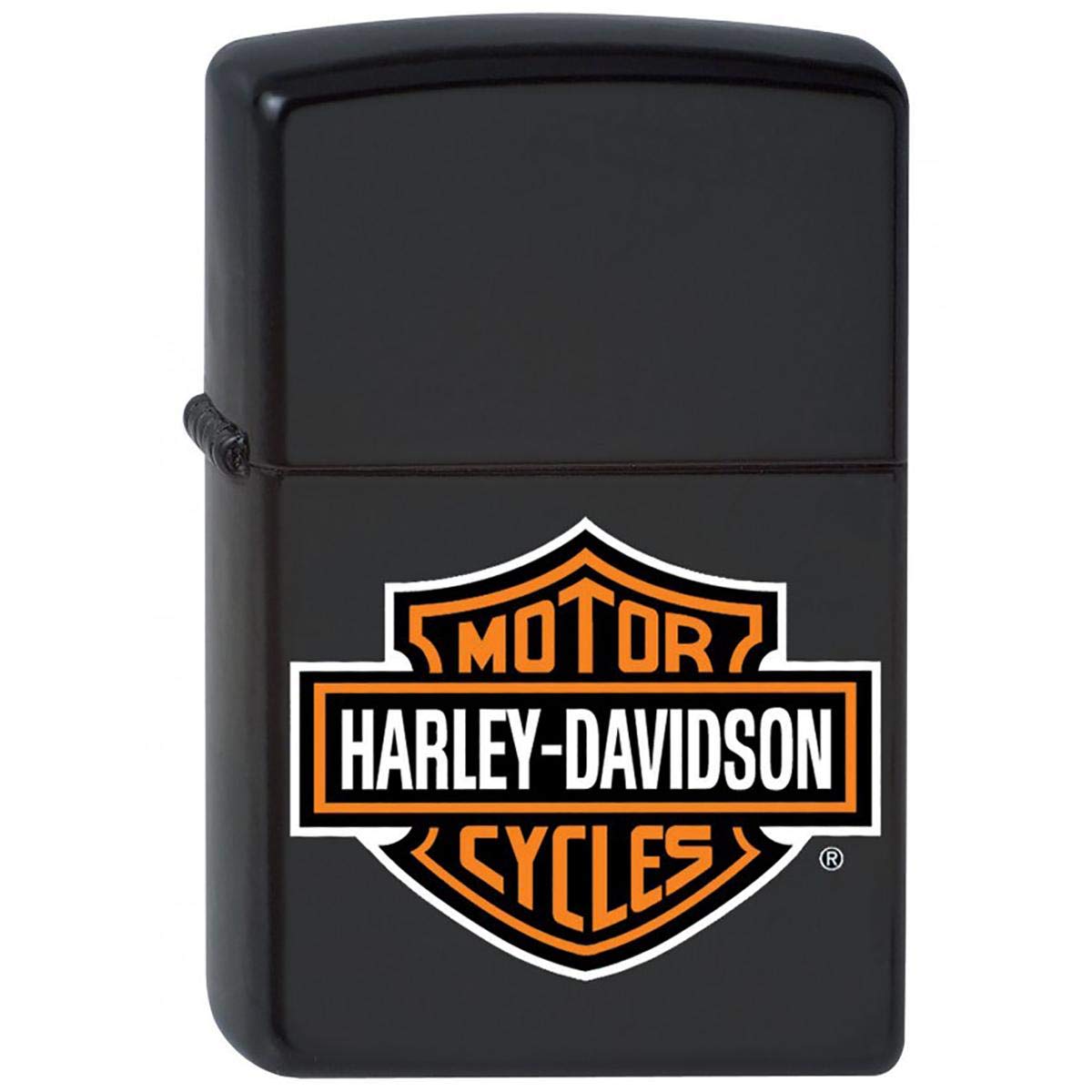 Zippo 218Hd H252 Harley Davidson Logo Lighter, Black