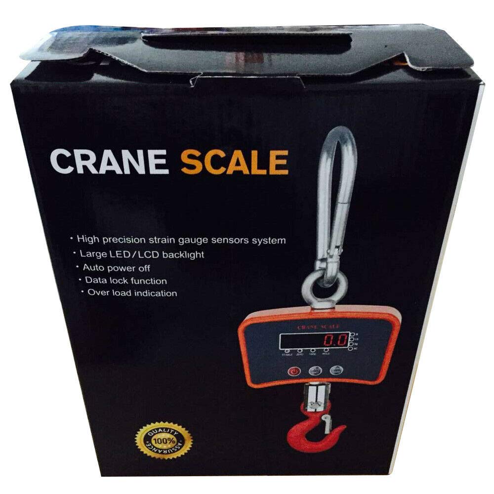 Bilancia Industriale A Ganci O 500kg - Display LED, Acciaio Inox, Per Officina O Magazzino - Foto 7