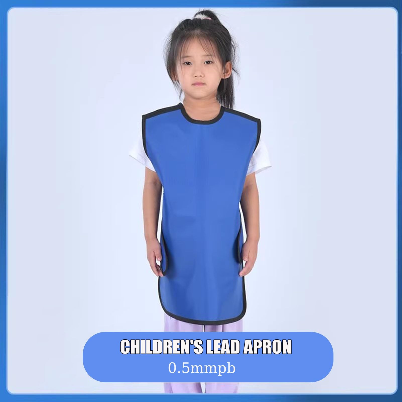 Tablier en Plomb Tablier en Plomb De Protection Contre Les Rayons X 0,5 Mmpb pour Enfants, Vêtements en Plomb De Radioprotection pour Les Cliniques Dentaires Et Médicales
