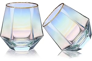 Rachel Zoe Diamond Wine Glass Set