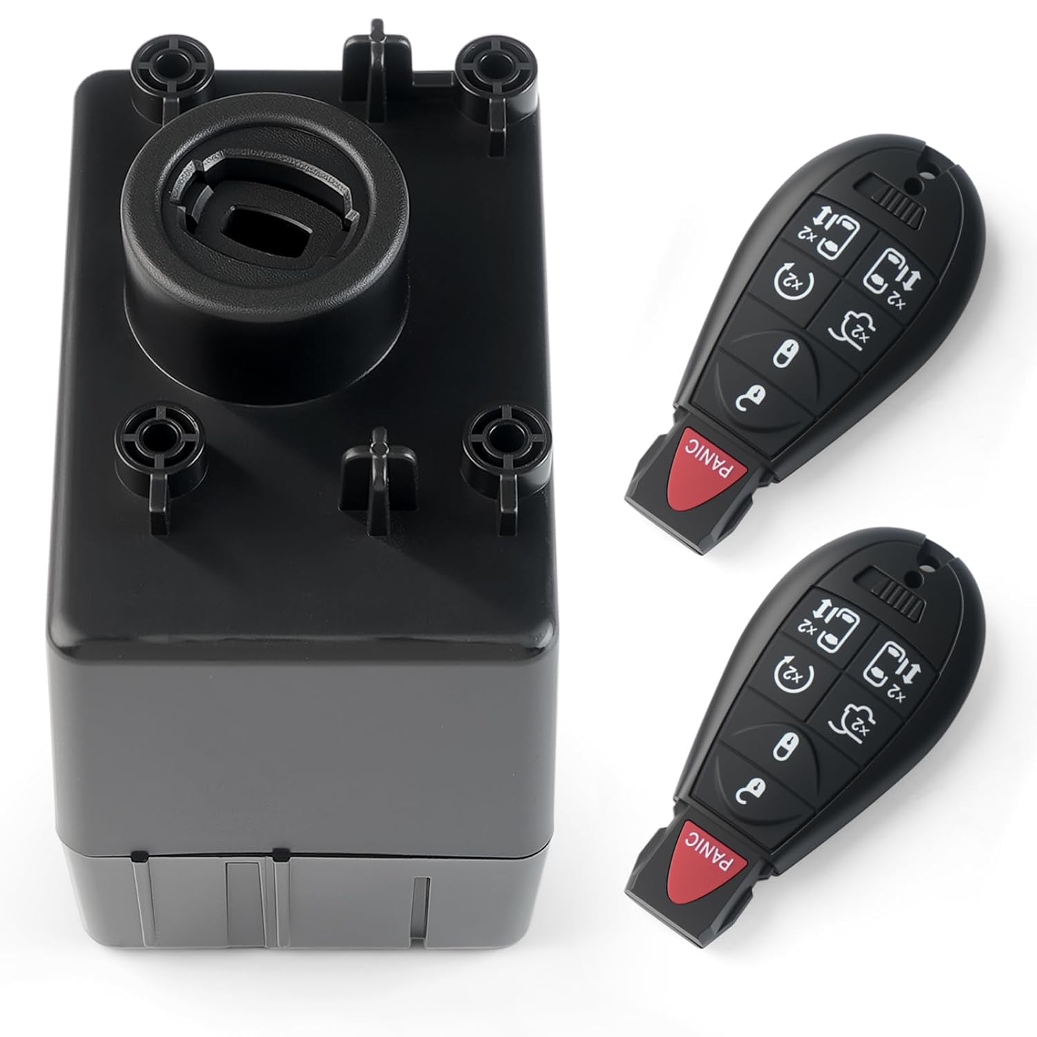 68210151AB Wireless Ignition Switch Module Keyless Entry Receiver for Chrysler 300, for Dodge Challenger Ram 2500 Pickup, Replaces 68210151AB 5026298AD 68064790AD 5026446AC