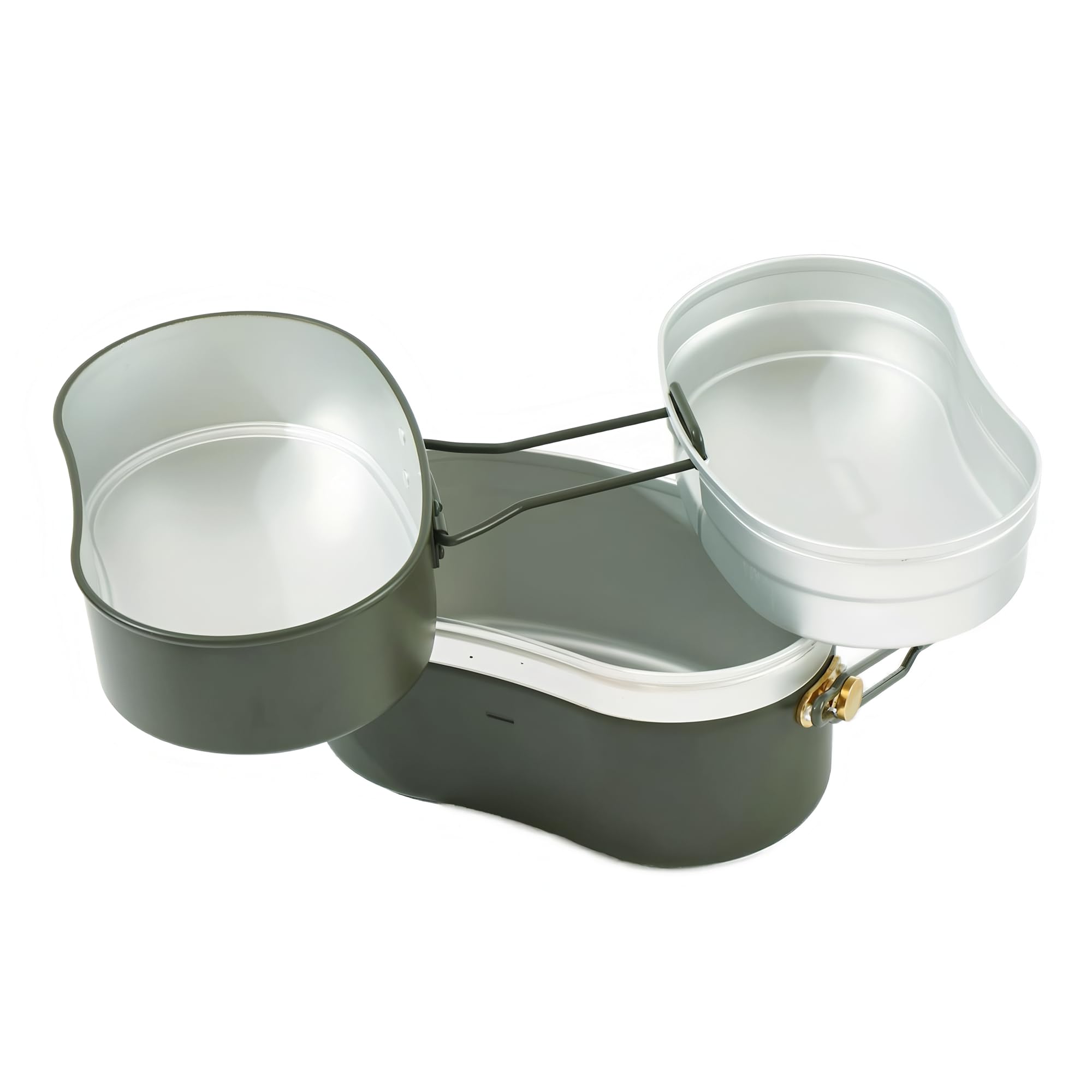 Amazon | MiliCamp 戦闘飯盒2型 (OD色) 再生産版 自衛隊山岳飯盒弐型 2