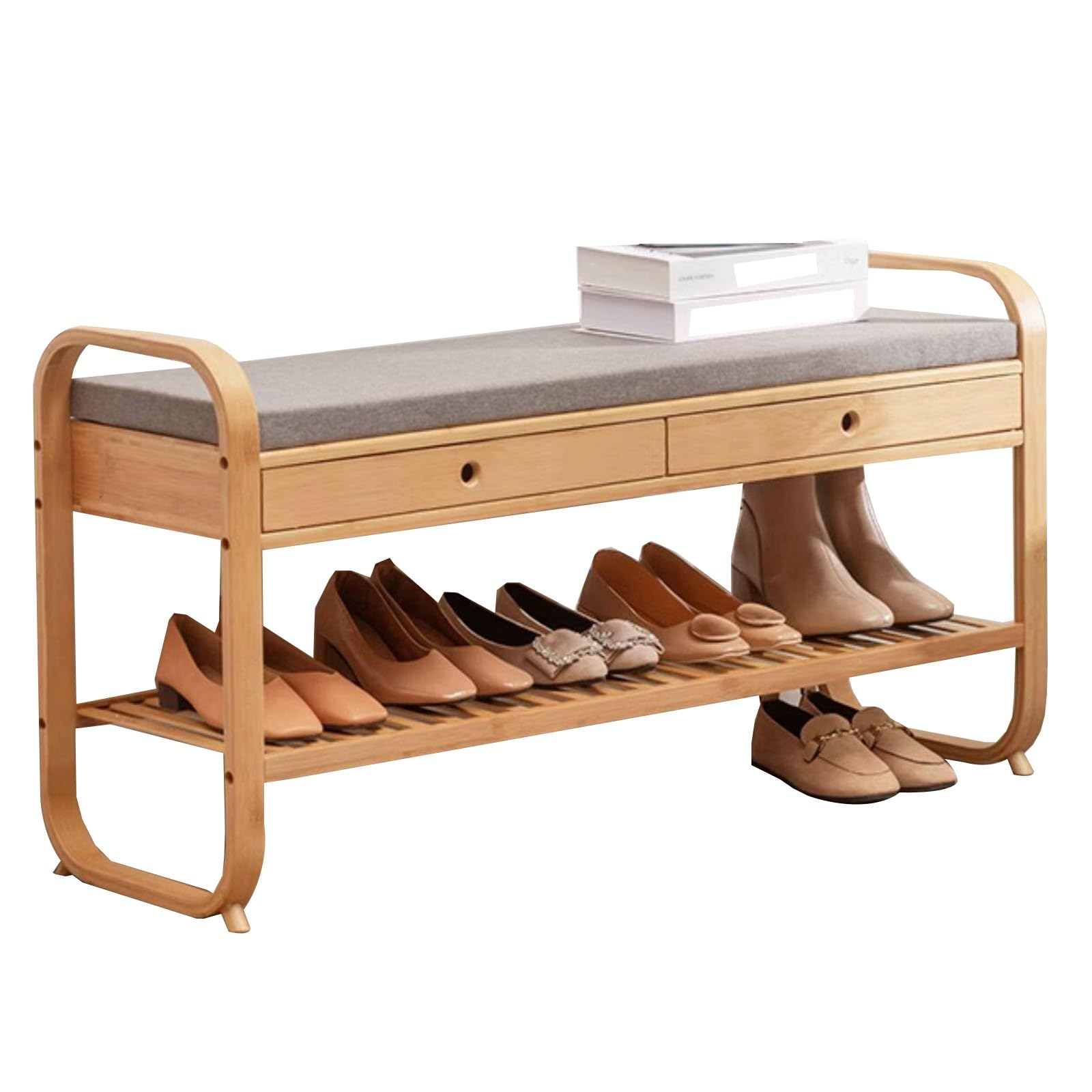 Taburete de cama y pasillo de 74 x 34 x 55 cm ideal para organizar el dormitorio de forma limpia