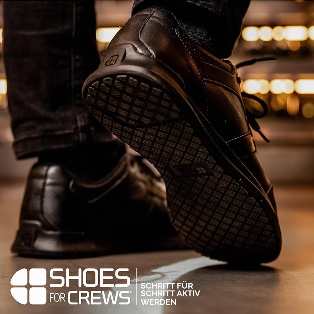 Shoes for Crews Herren-Arbeits-Sneaker mit rutschhemmender Sohle – Leichte, Wasserabweisende Herren-Schuhe, ideal für Gastronomie und Küchen für Kellner und Koch, Einzelhandel – Freestyle II