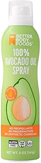 BetterBody Foods Avocado Oil Spray, Non-GMO, Kosher, Keto and Paleo Diet Friendly, for High-Heat Cooking, Frying, Baking, ...