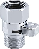 Vista 10 de Válvula de ducha, construcción de latón, restrictor de flujo de agua, manguera de ducha de mano universal, interruptor rociador de bidé con manija