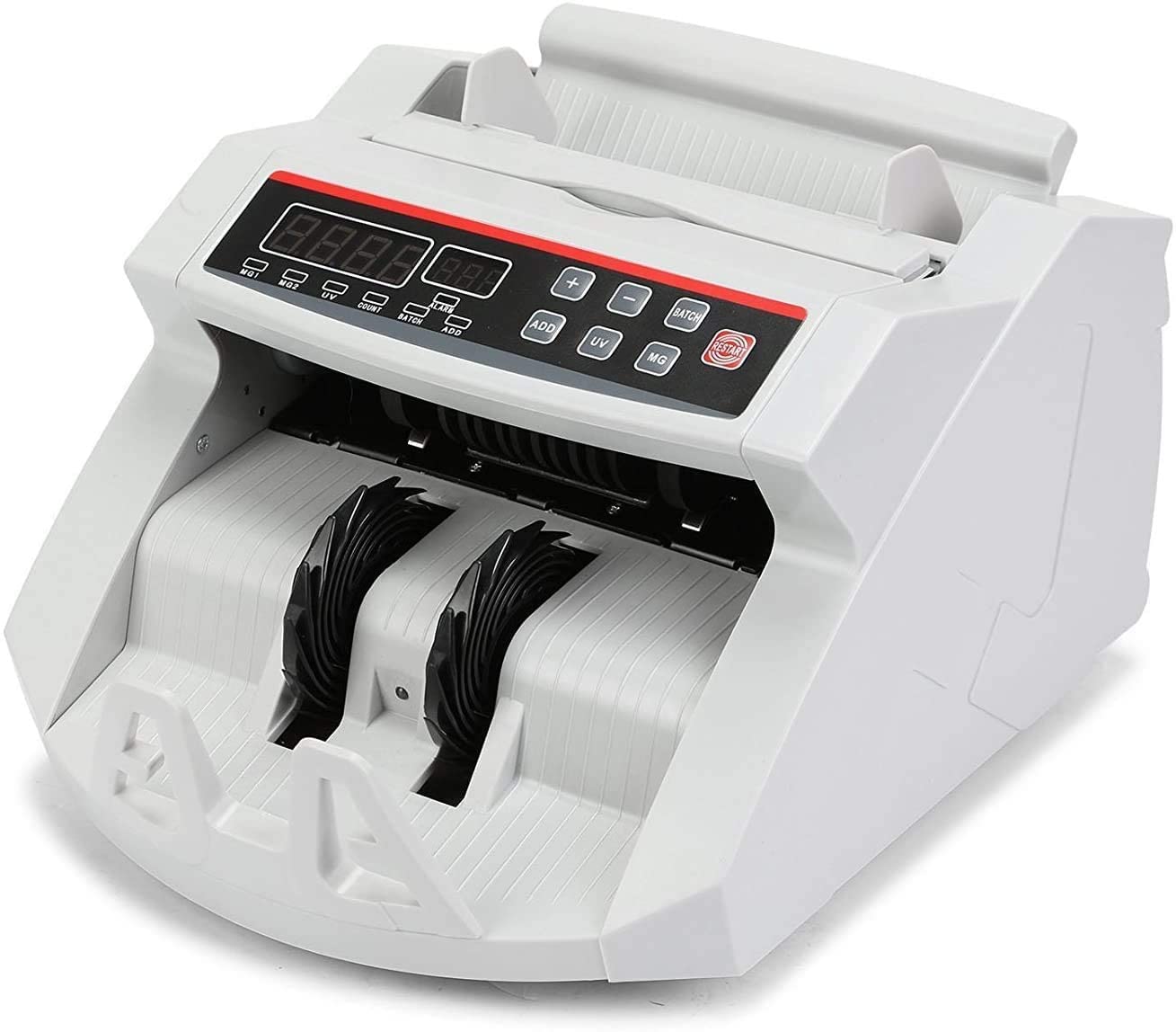 Conta Banconote Denaro Contatore Con Display LED Contabanconote Professionale Con Rivelatore Di Banconote False Contasoldi Conta