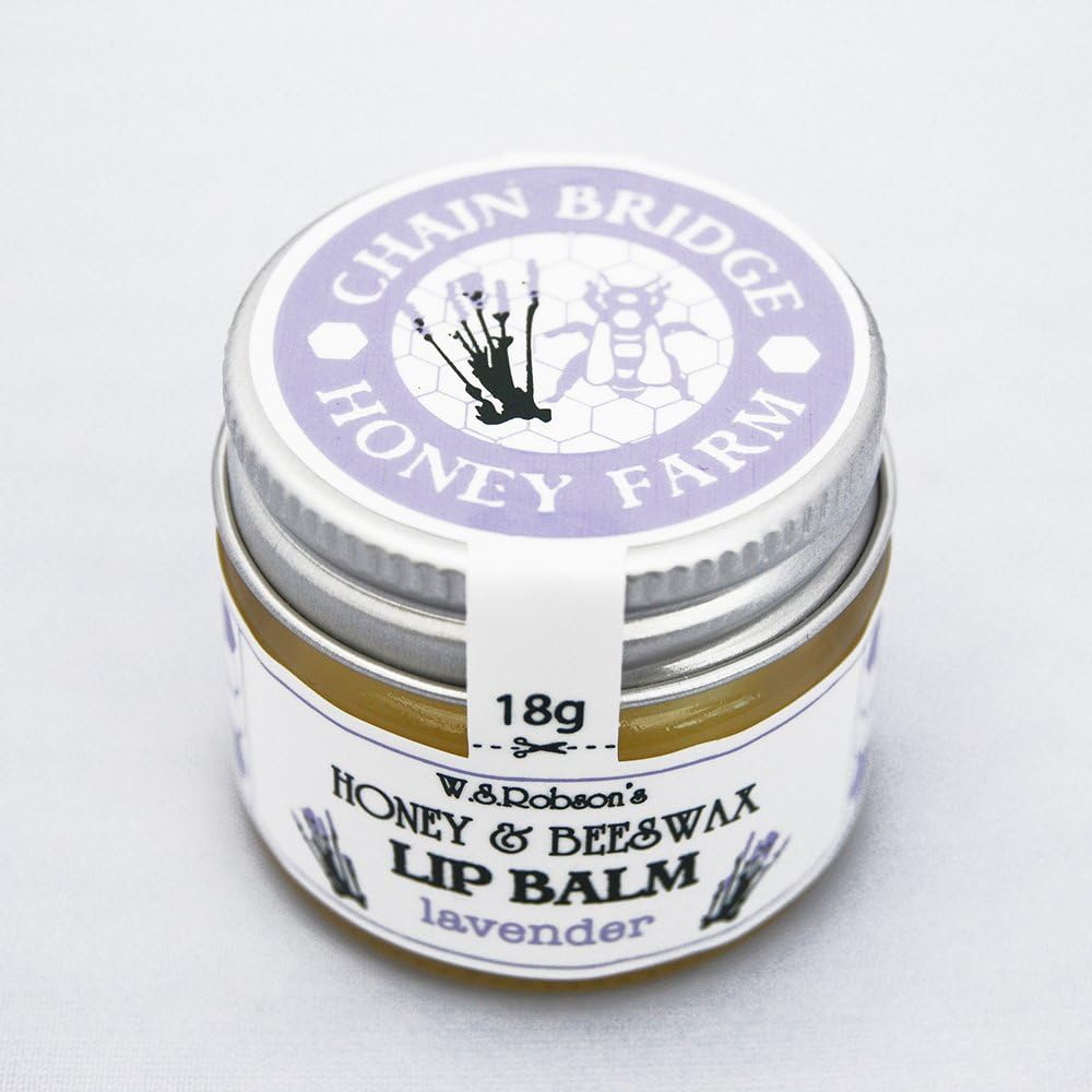 Honey & Beeswax Natural Lip Balm (Lavender) 18g