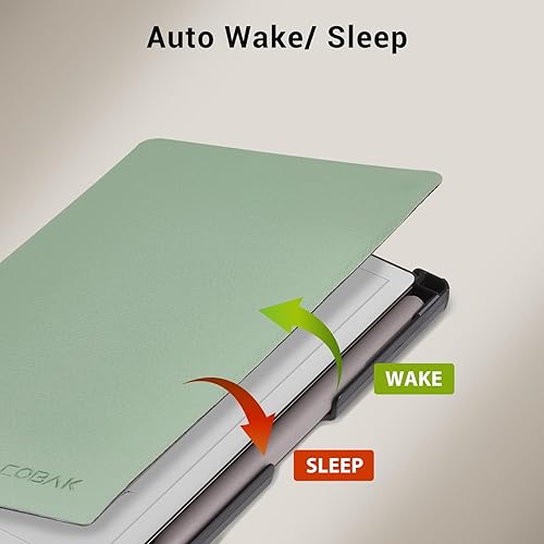 Vista 42 de CoBak Funda para Remarkable Paper Pro Move de 7.3 pulgadas 2025, carcasa rígida protectora ligera con función de encendido y apagado automático