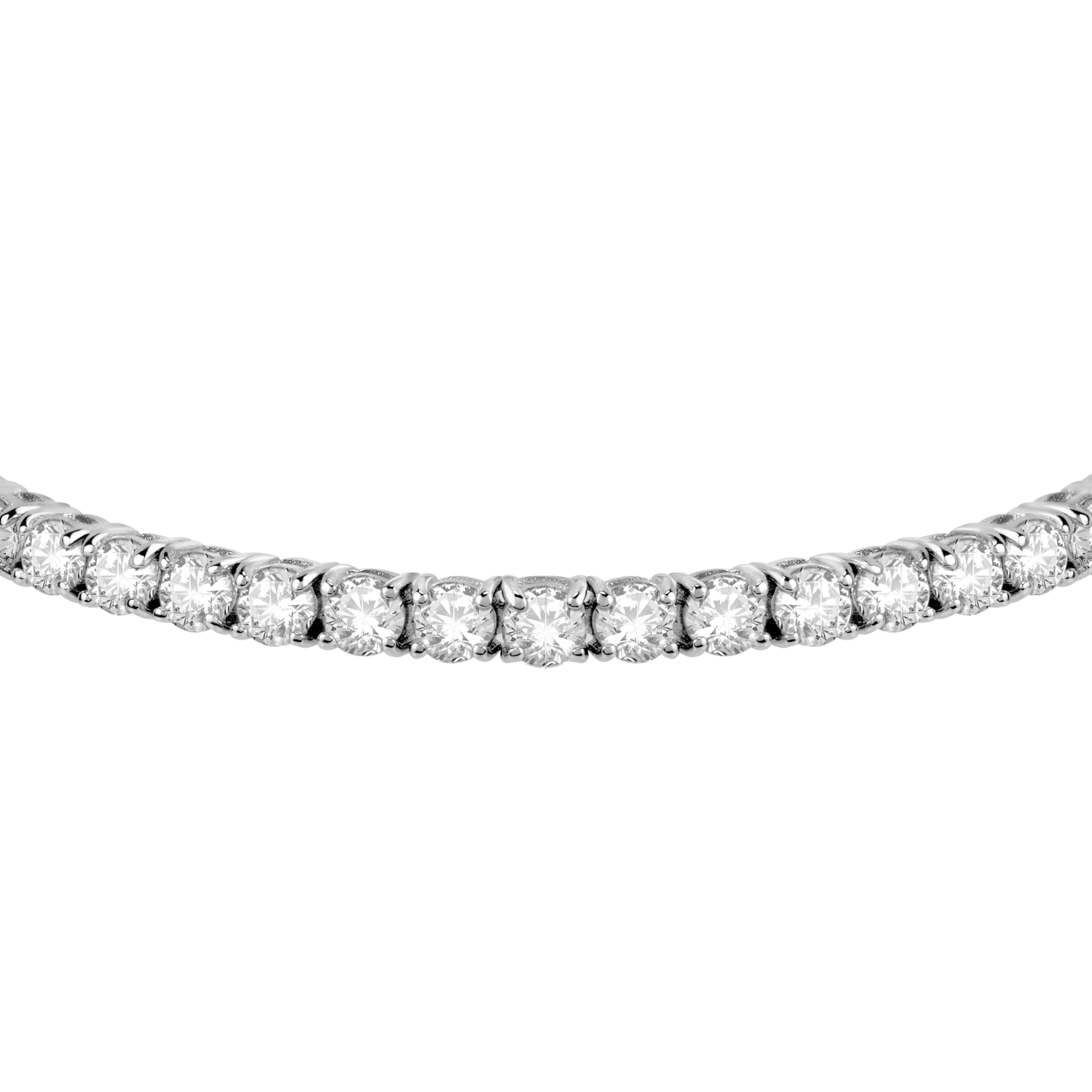 Bluespirit B-TENNIS Bracciale Donna in Argento 925, Zirconi - P.25E705000100