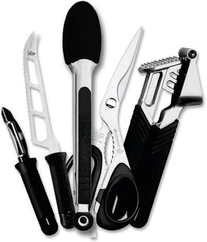 Amazon.com: Messermeister 5-Piece Color Meister Tool Kit: Kitchen Tool ...