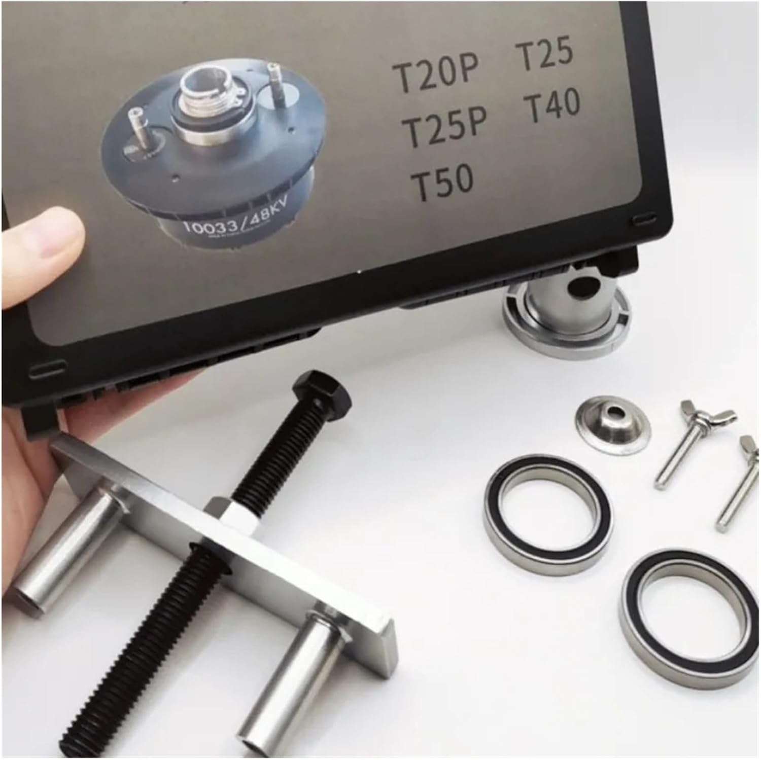 Pump Gear Puller Removal Tool Motor Bearing Extractor toolskit,Compatible for DJI Agras Drone T40/T20P/T50/T25/T25P Motor