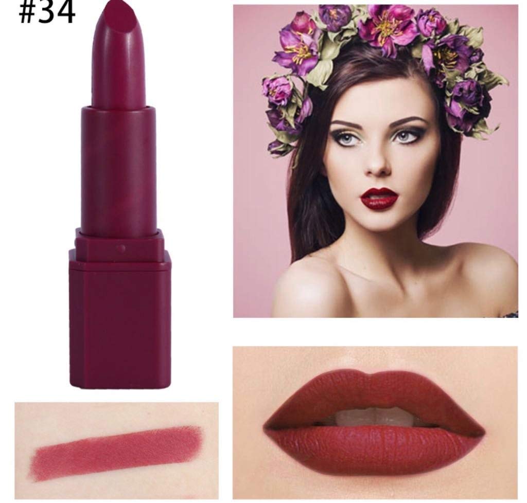 Miss RoseCute Creame Matte Look Lipstick Shade 34: Purple
