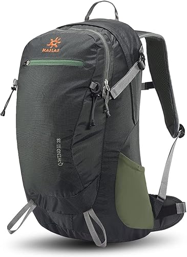 KAILAS Q-WIND II - Mochila de senderismo de 28 litros con cubierta de lluvia para hombres y mujeres, impermeable, ligera, para viajes al aire libre