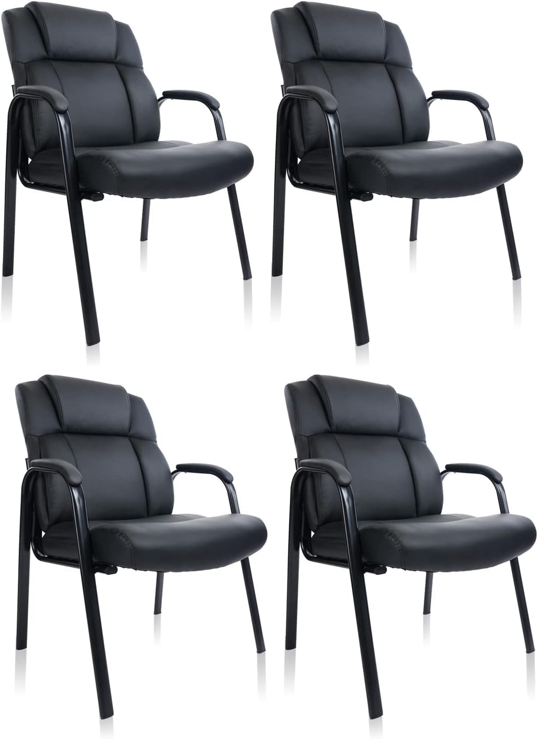 CLATINA Heavy Duty Guest Chair with Padded Armrests