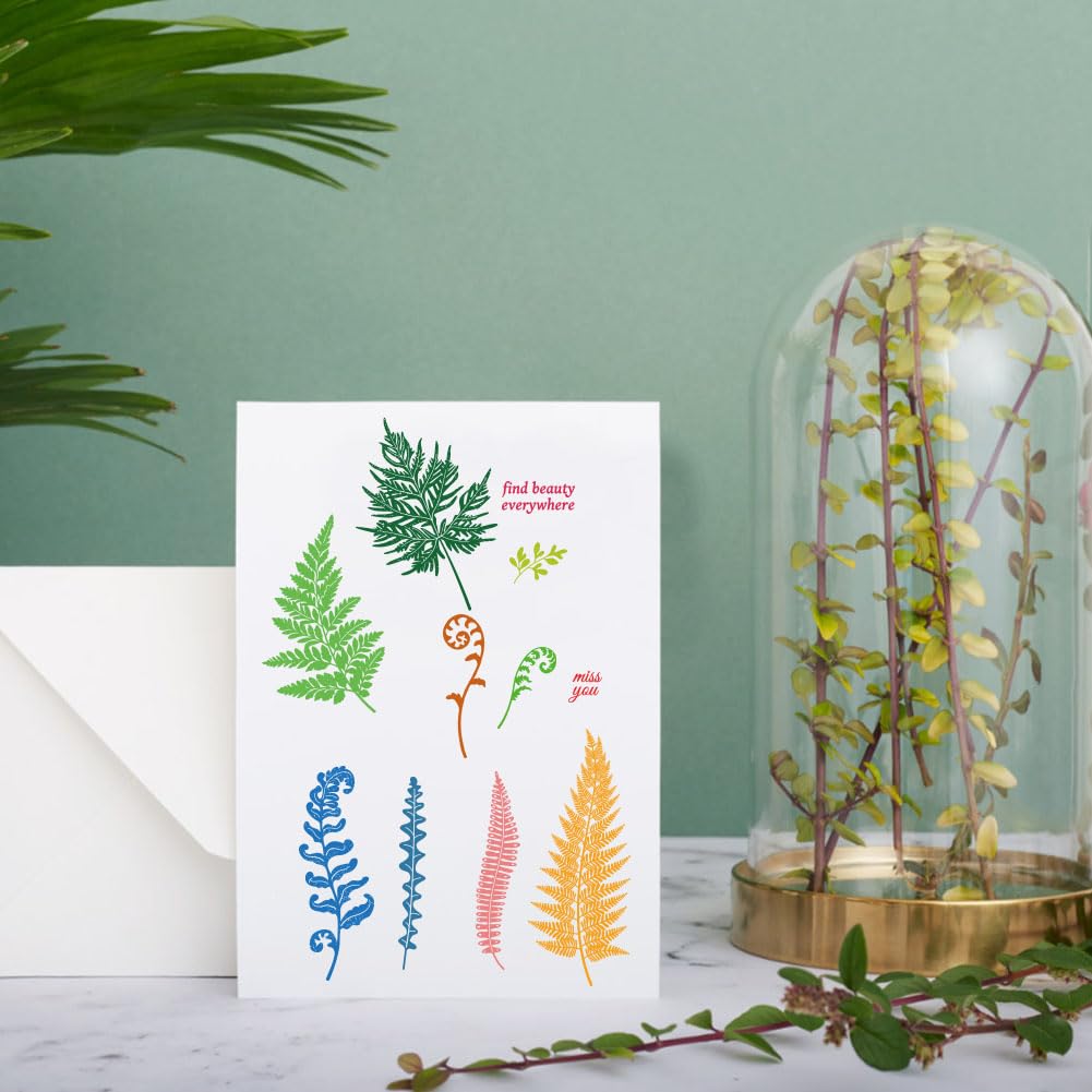 Leaves Clear Stamps - Vintage Botanical Crafting -6