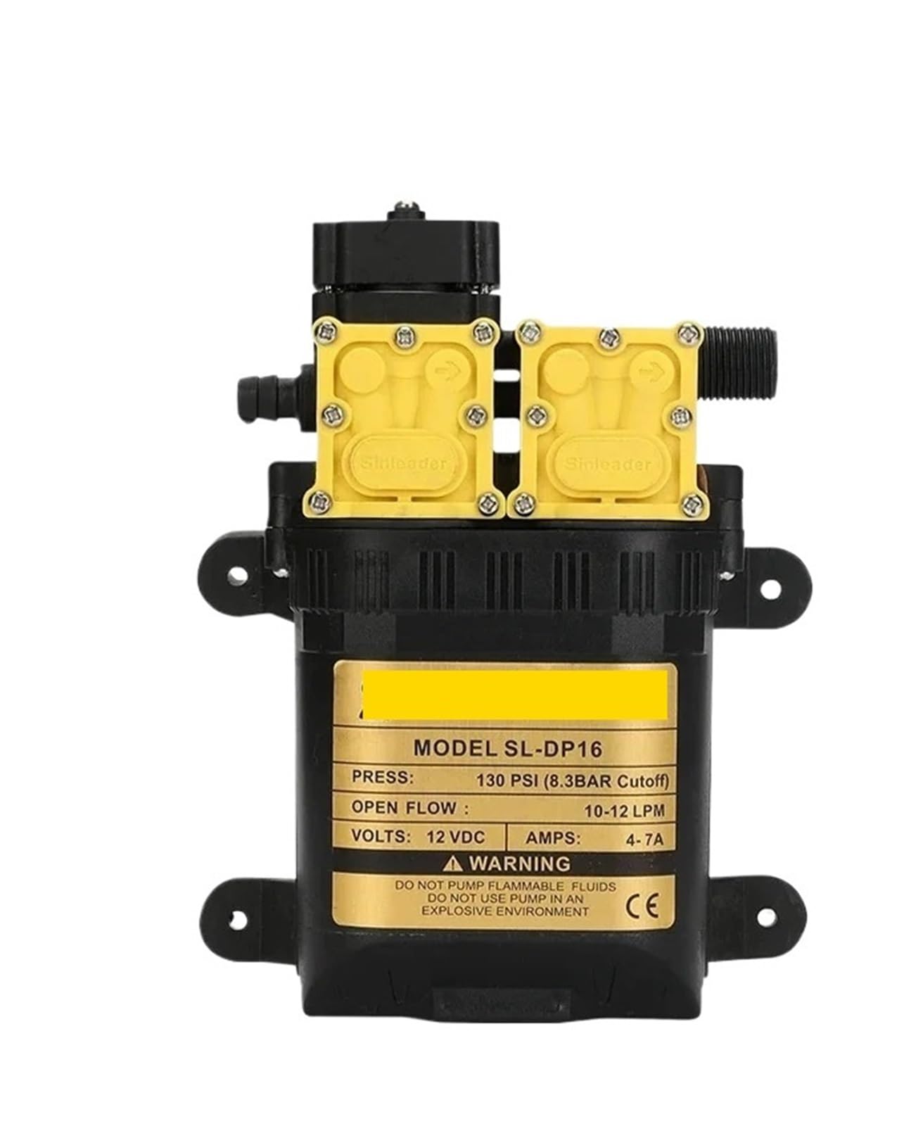 Pompa irroratrice elettrica for acqua agricola ad alta pressione da 12 V, doppia alimentazione elettrica
