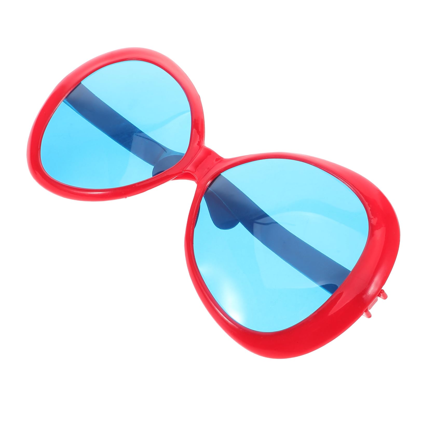 Garneck 10 Novelty Eyeglasses Summer Party Favors Sunglasses Clown Sunglasses Graduation Party Eyeglasses Costume Accessories Funny Eyeglasses Summer Sunglasses Plastic Red