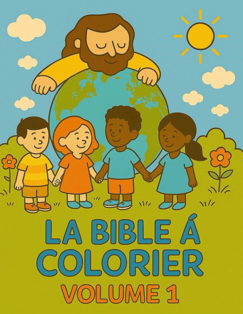 COLORIE LA BIBLE: La Création et Adam & Ève