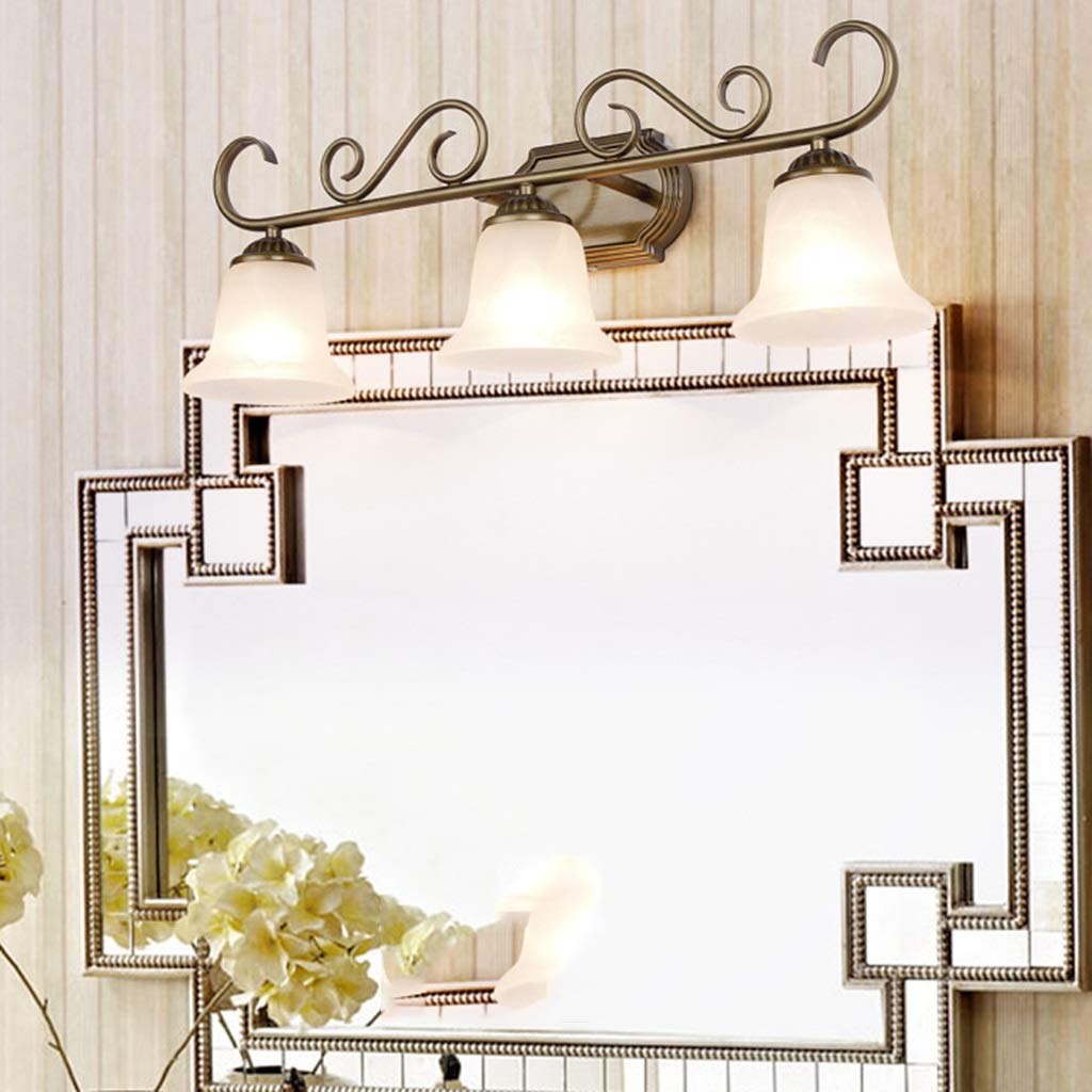 Badspiegellampen Led Spiegelfrontleuchte Schlafzimmer Badezimmer Feuchtigkeitsgeschützte Spiegelschrankleuchte Schminktisch Spiegellampe Wandbeleuchtung/3 Light Source