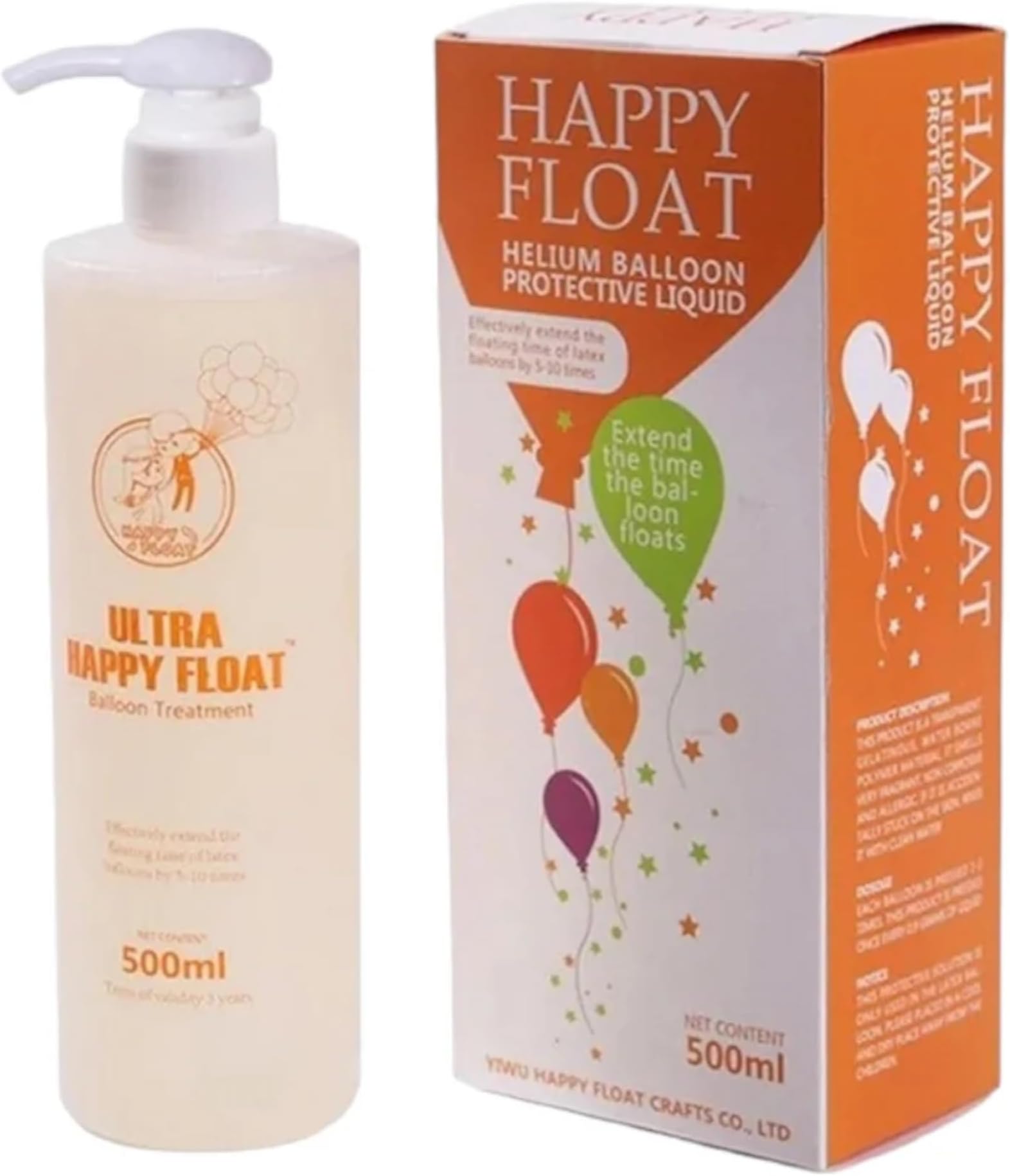 Party with Emma Helium Balloons Float Time Extender Ultra Float for Balloons Helium Balloon Your Latex will Stay Up (500ml)