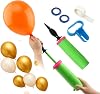 Bomba para globos manual 2 piezas, inflador de doble acción para globos, bomba de aire portátil para fiestas (COLOR: verde) 5