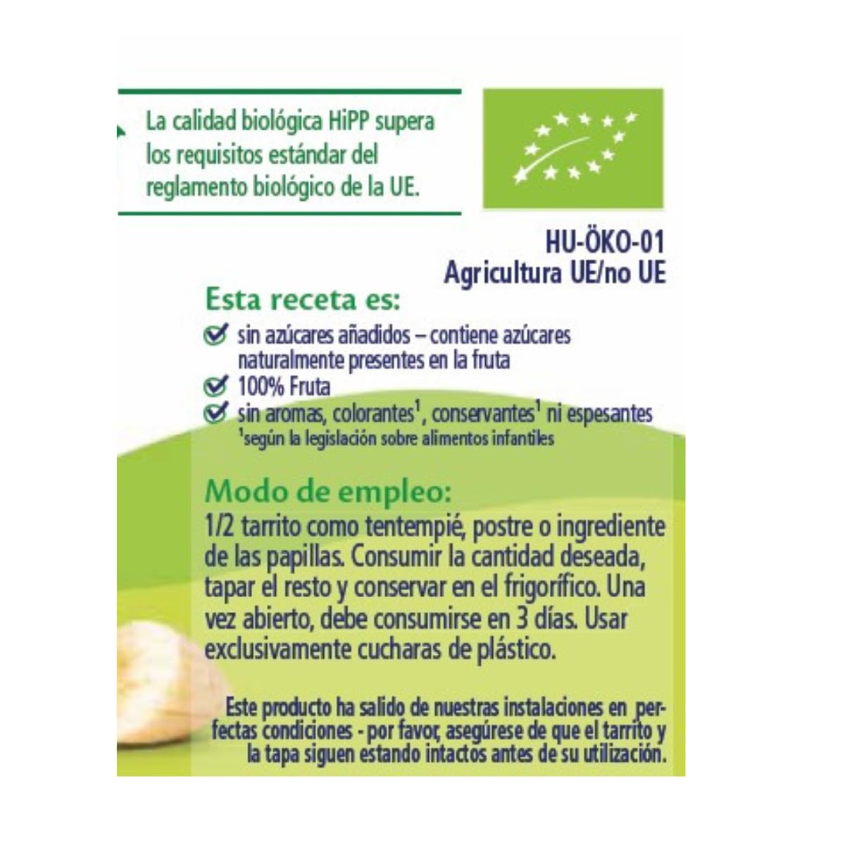 HiPP Biológico - Tarrito Multifrutas BIO - Pack 6 x 190g - 100% Fruta - Manzana, Melocotón, Plátano - Naturalmente dulce - Sin Azúcar Añadido - Apto Para Bebés A Partir de los 4 Meses