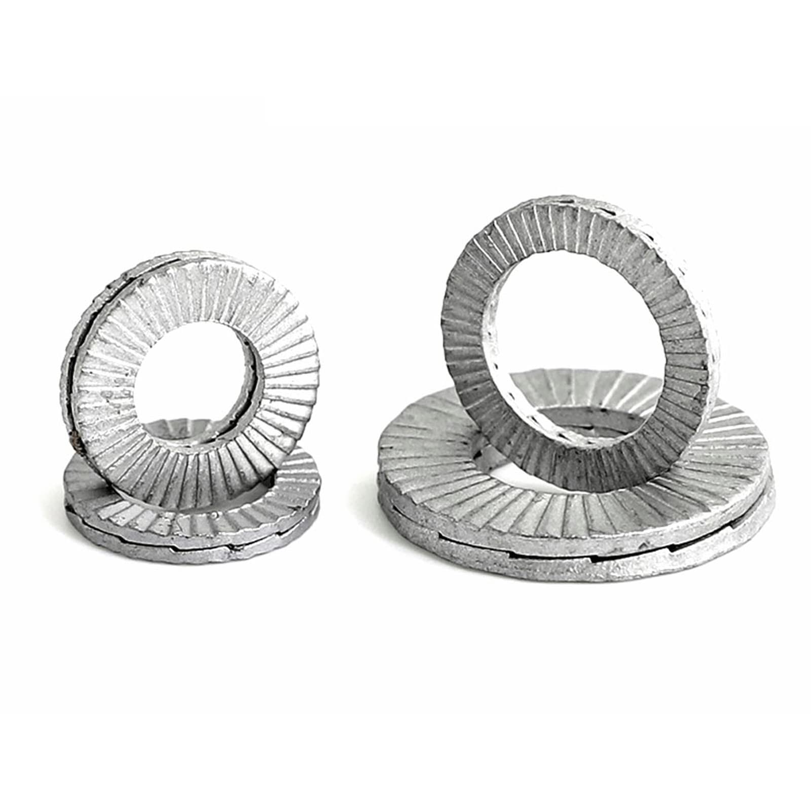 50 Arandelas Dentadas Antideslizantes De Acero Inoxidable A2 – 6 Mm (M6)