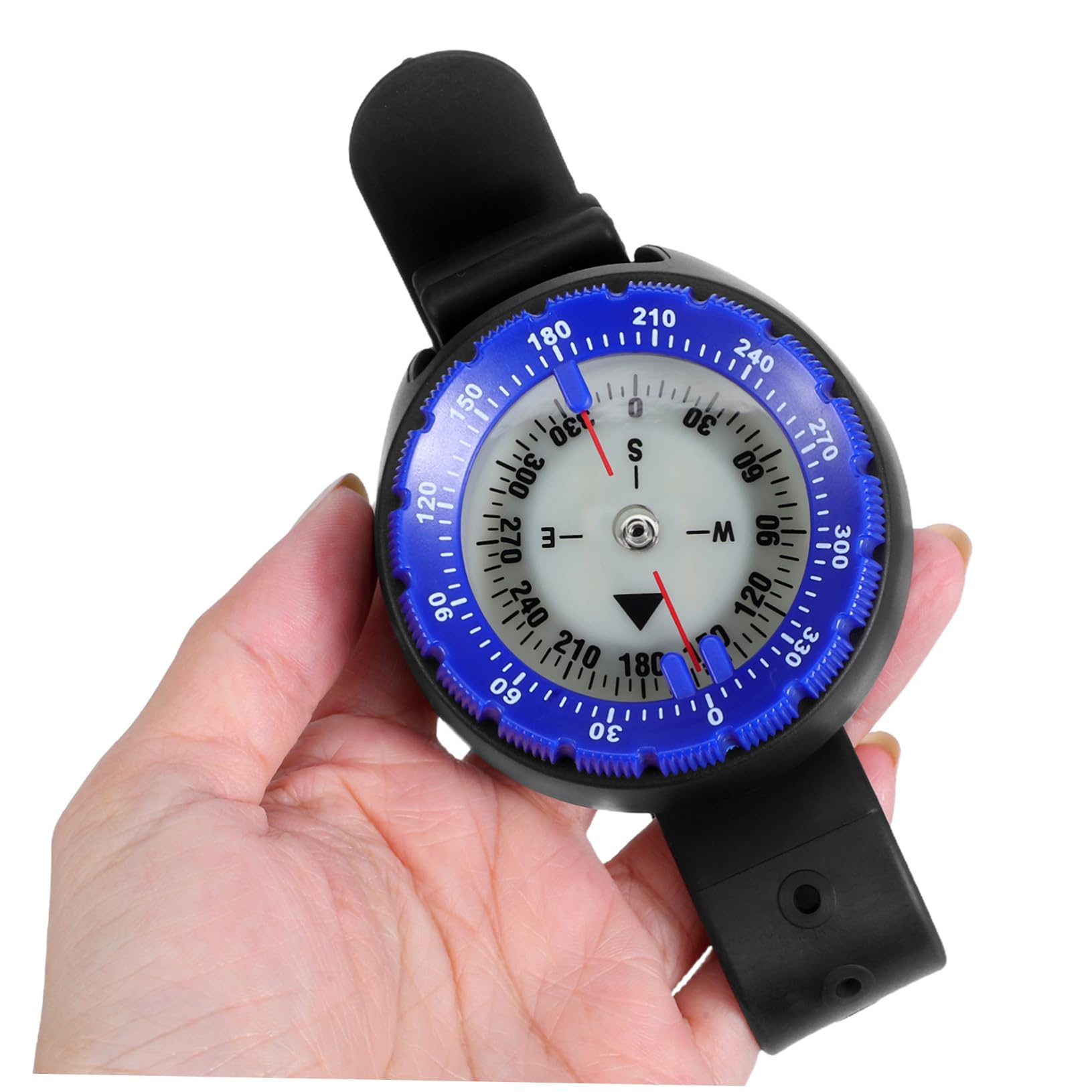 Cabilock Reloj Brújula Brújula de Buceo para Muñeca Herramienta de Navegación para Actividades al Aire como Mochileros y Deportes Acuáticos Compacta