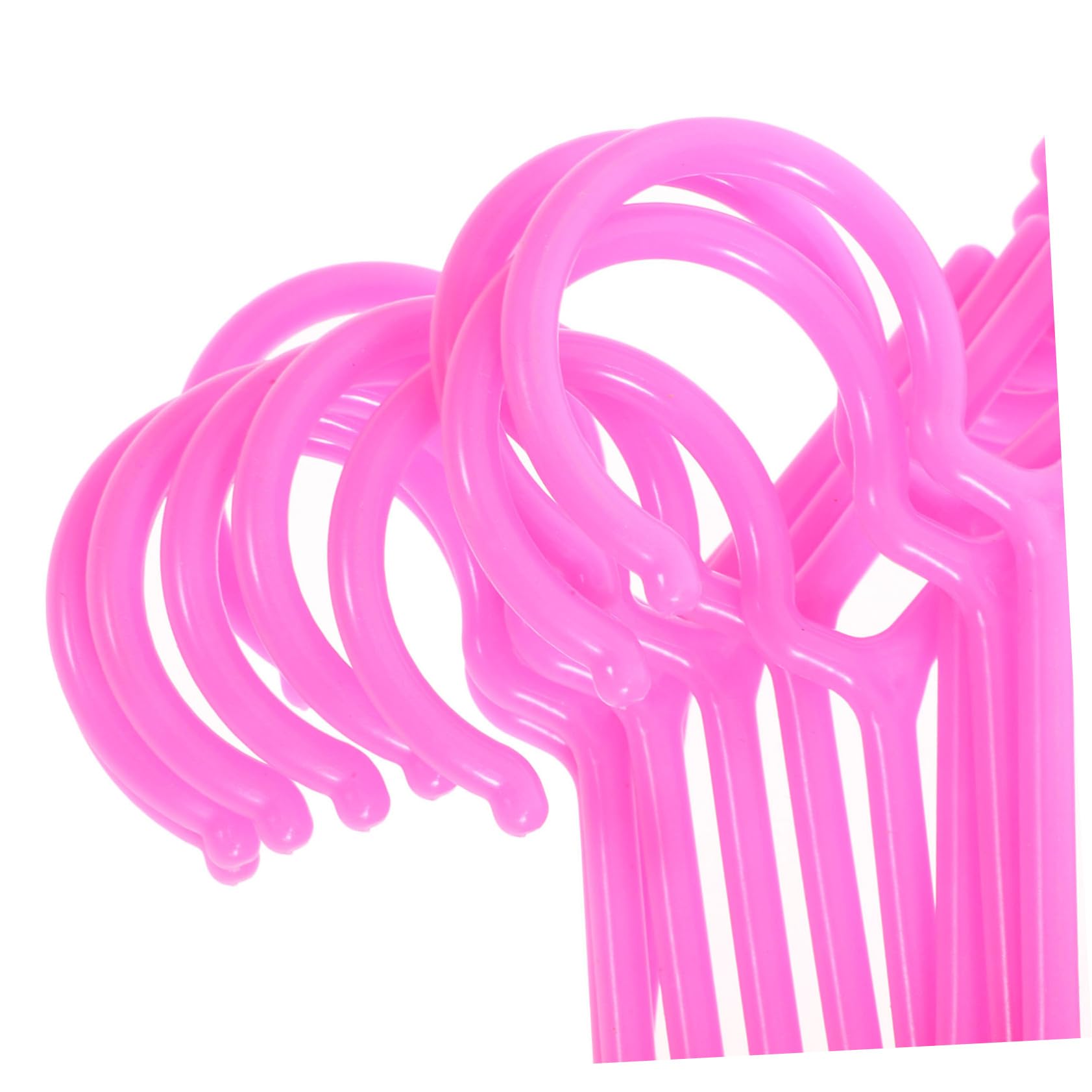 HOOTNEE 10pcs Children Hanger Clothes Rack Skirt Hangers Clothes Hangers Newborn Hangers Plastic Hangers Dress Hanger Hangers for Clothes Plastic Hanger Hanger Pink Pp
