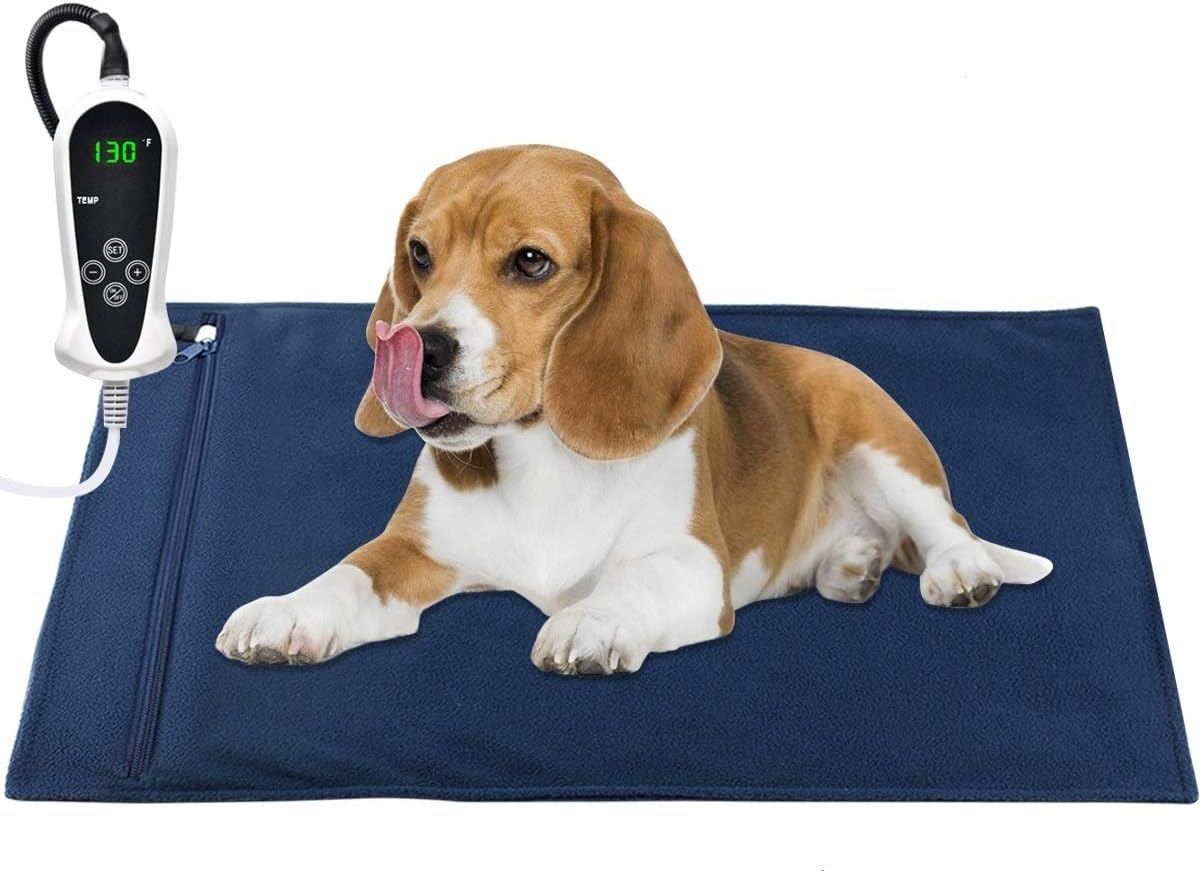 Pet Heating Pad - Electric Heated Mat for Dogs and Cats (2218Inch) with Auto Power Off